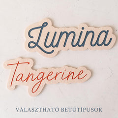 Egyedi fa névtábla