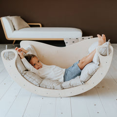 Multifunkciós hinta natúr színben