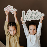 Egyedi fa névtábla