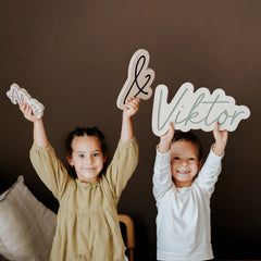 Egyedi fa névtábla