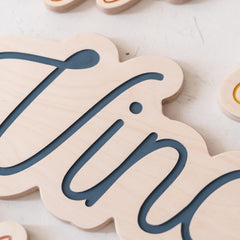 Egyedi fa névtábla